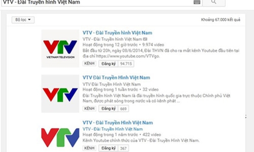 Bị ngưng kênh Youtube, VTV nhận “vi phạm bản quyền” 