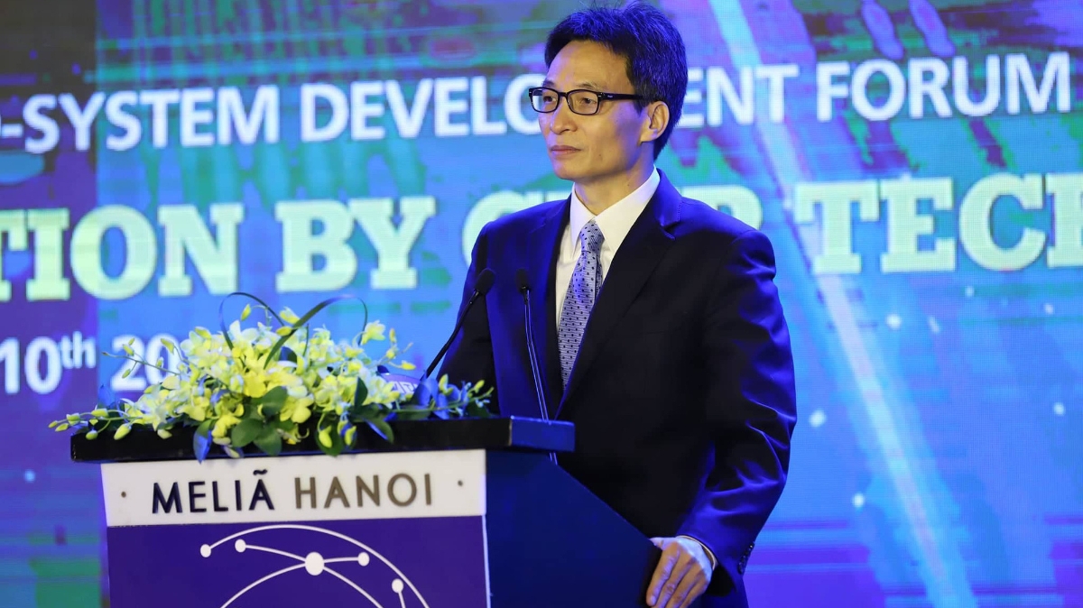 Phó thủ tướng Vũ Đức Đam tham dự và phát biểu tại Diễn đàn Phát triển hệ sinh thái thanh toán điện tử 2019: "Chuyển động cùng công nghệ CHIP".