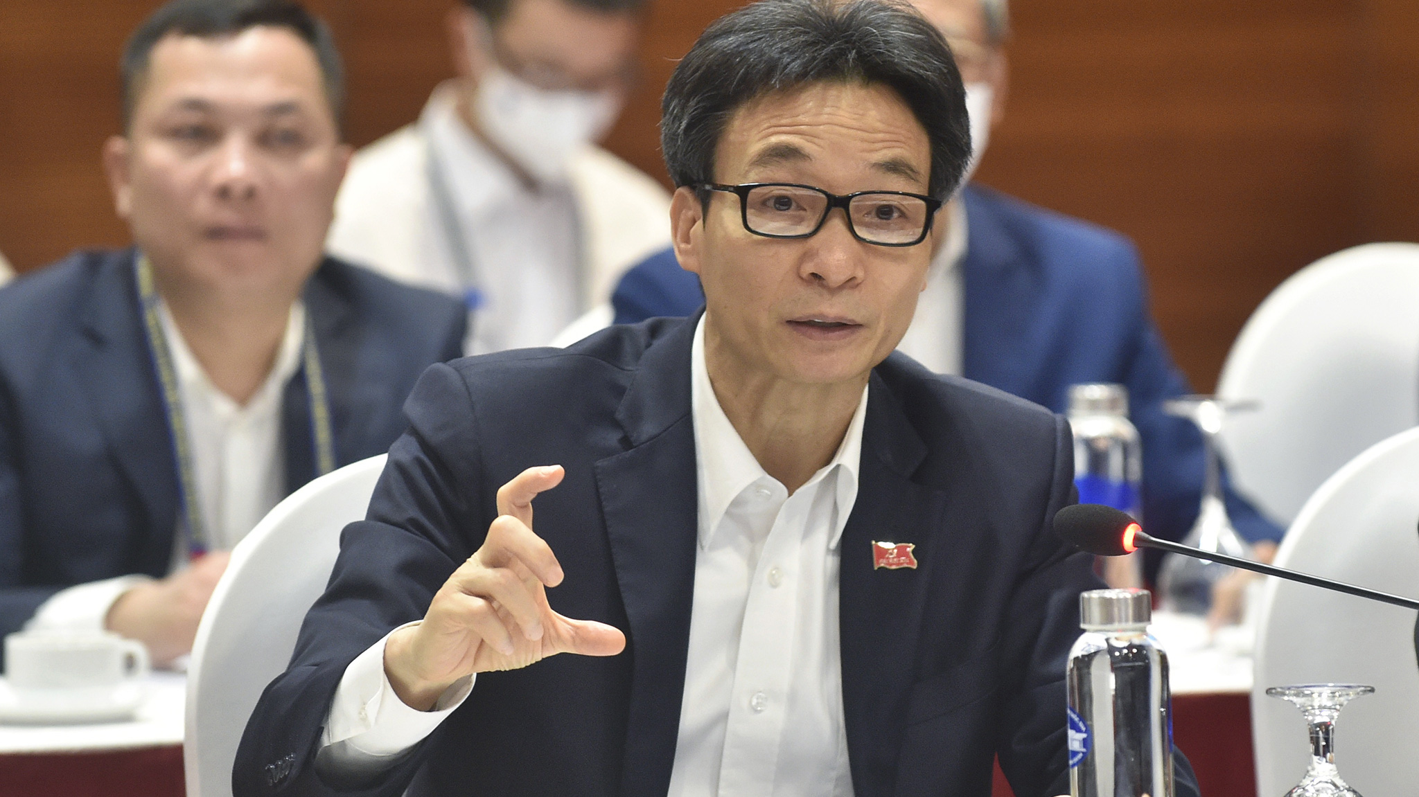 Phó Thủ tướng Vũ Đức Đam, Trưởng Ban chỉ đạo quốc gia phòng, chống dịch Covid-19. Ảnh - VGP.  