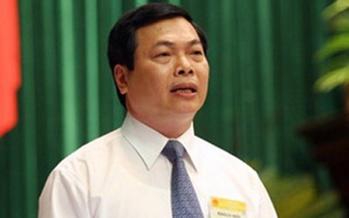 Ông Vũ Huy Hoàng bị Ủy ban Kiểm tra Trung ương đề nghị cảnh cáo.<br>