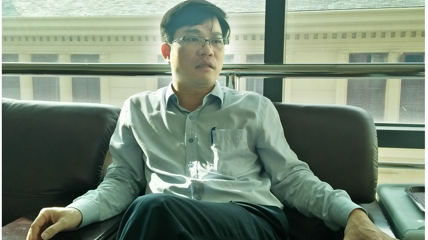 Ông Vũ Minh Tiến - Viện trưởng Viện Công nhân và Công đoàn (Tổng Liên đoàn lao động Việt Nam). Ảnh - Dương Nhật.  