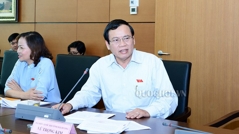 Đại biểu Vũ Trọng Kim (Hải Dương). 
