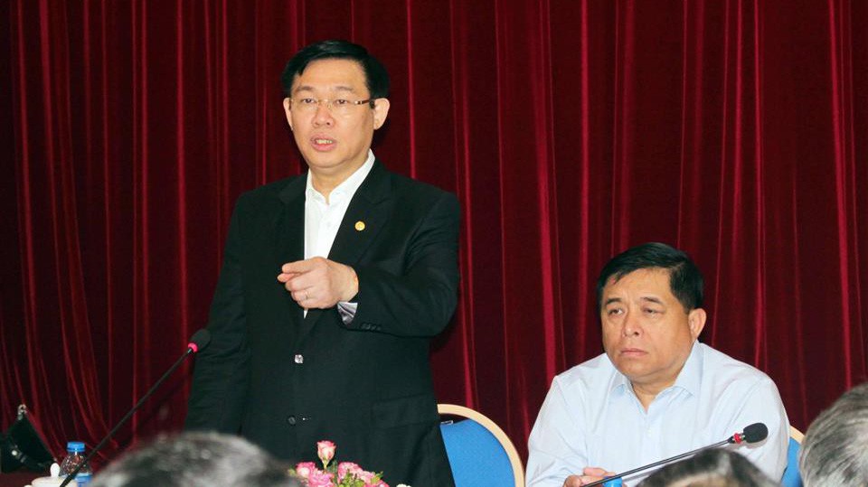  Phó Thủ tướng Chính phủ Vương Đình Huệ  làm việc với Bộ Kế hoạch và Đầu tư sáng nay 10/4.