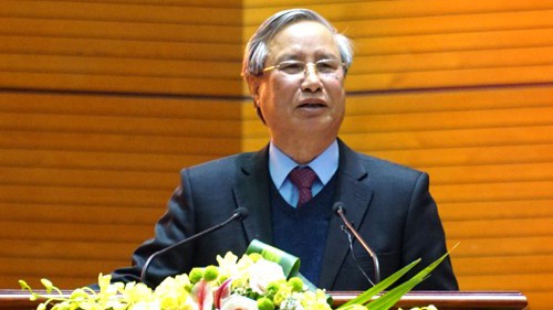 Thường trực Ban Bí thư Trần Quốc Vượng phát biểu tại hội nghị - Ảnh: VGP.