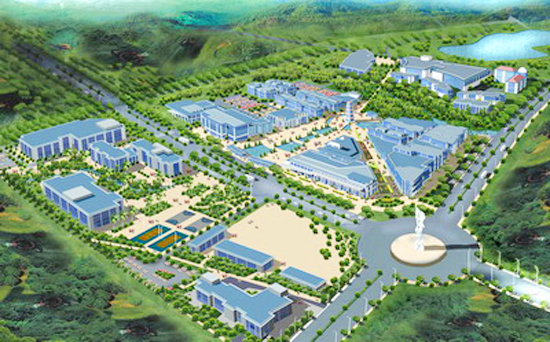 Phối cảnh dự án Trung tâm Vũ trụ Việt Nam.