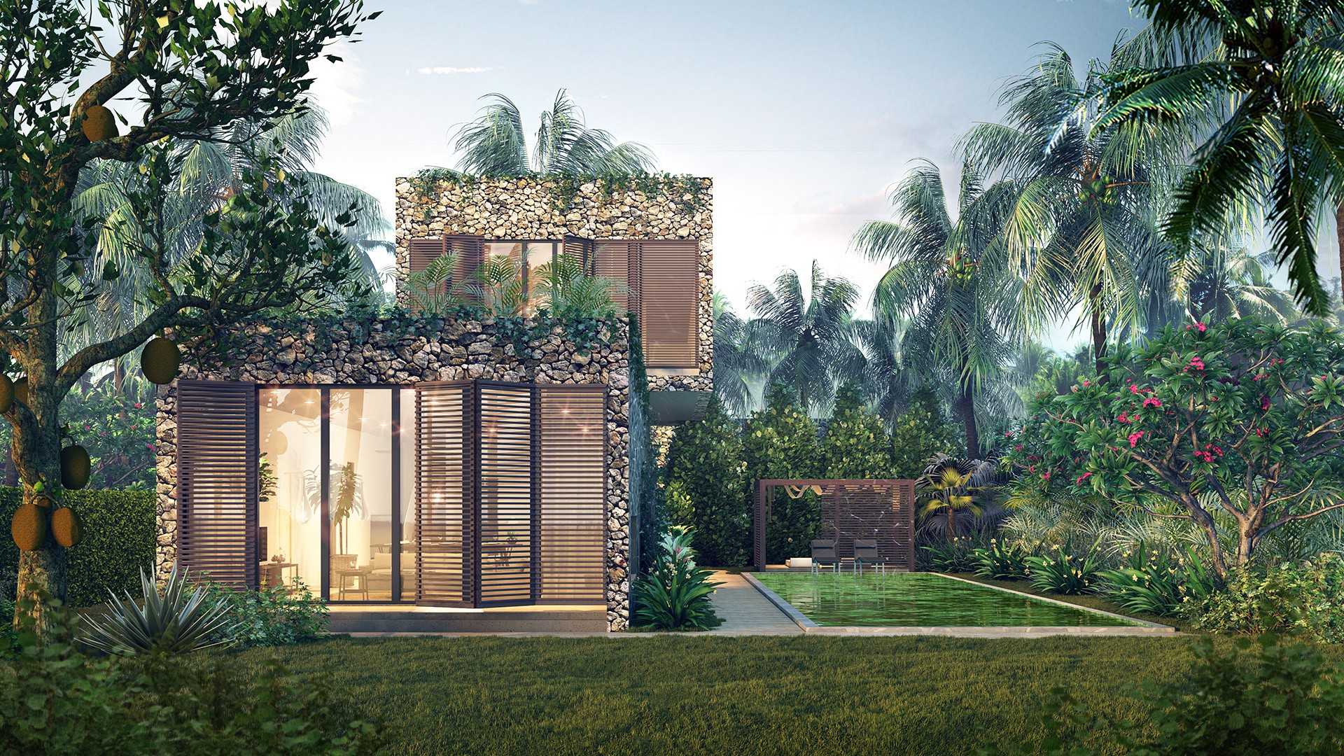 Thiết kế tuân thủ nghiêm ngặt các nguyên tắc về tính bền vững của môi trường, X2 Hội An đạt chứng nhận "Lotus" đầu tiên của Việt Nam.