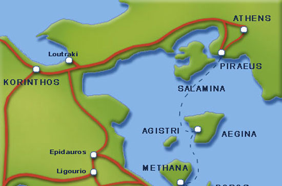 Vị trí cảng Piraeus (Hy Lạp) khá đắc địa.