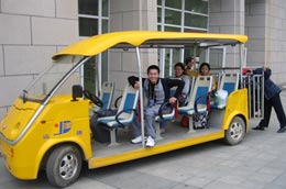 Một loại xe điện ở nước ngoài - Ảnh minh họa.