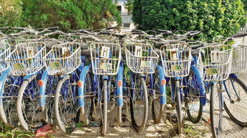 Xe đạp công cộng.