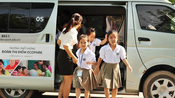 Dịch vụ xe đưa đón học sinh ngày càng được nhiều cơ sở giáo dục sử dụng. Ảnh minh họa. 