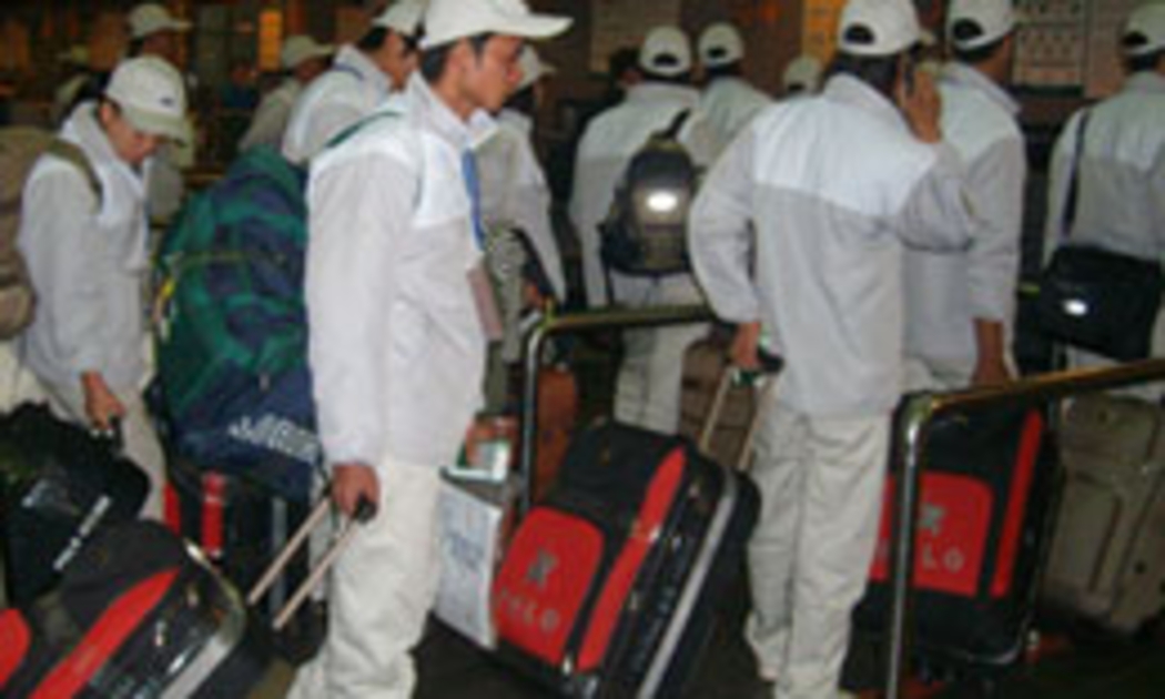 Chỉ tiêu đưa 90 nghìn lao động đi làm việc ở nước ngoài năm 2009 không thực hiện được.