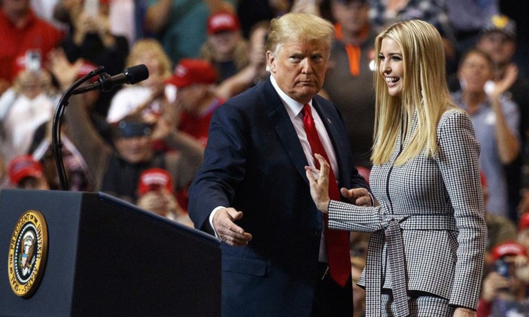 Tổng thống Mỹ Donald Trump và con gái Ivanka Trump - Ảnh: Getty Images.