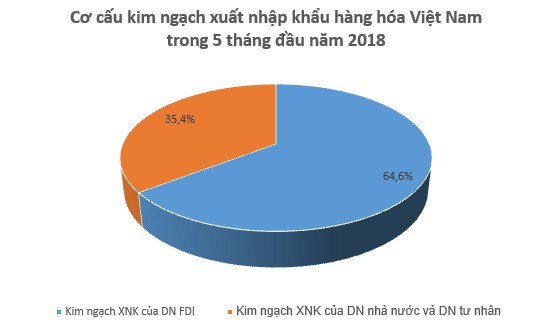 Xuất nhập khẩu khối doanh nghiệp FDI đạt 120 tỷ USD trong 5 tháng  - Ảnh 1.