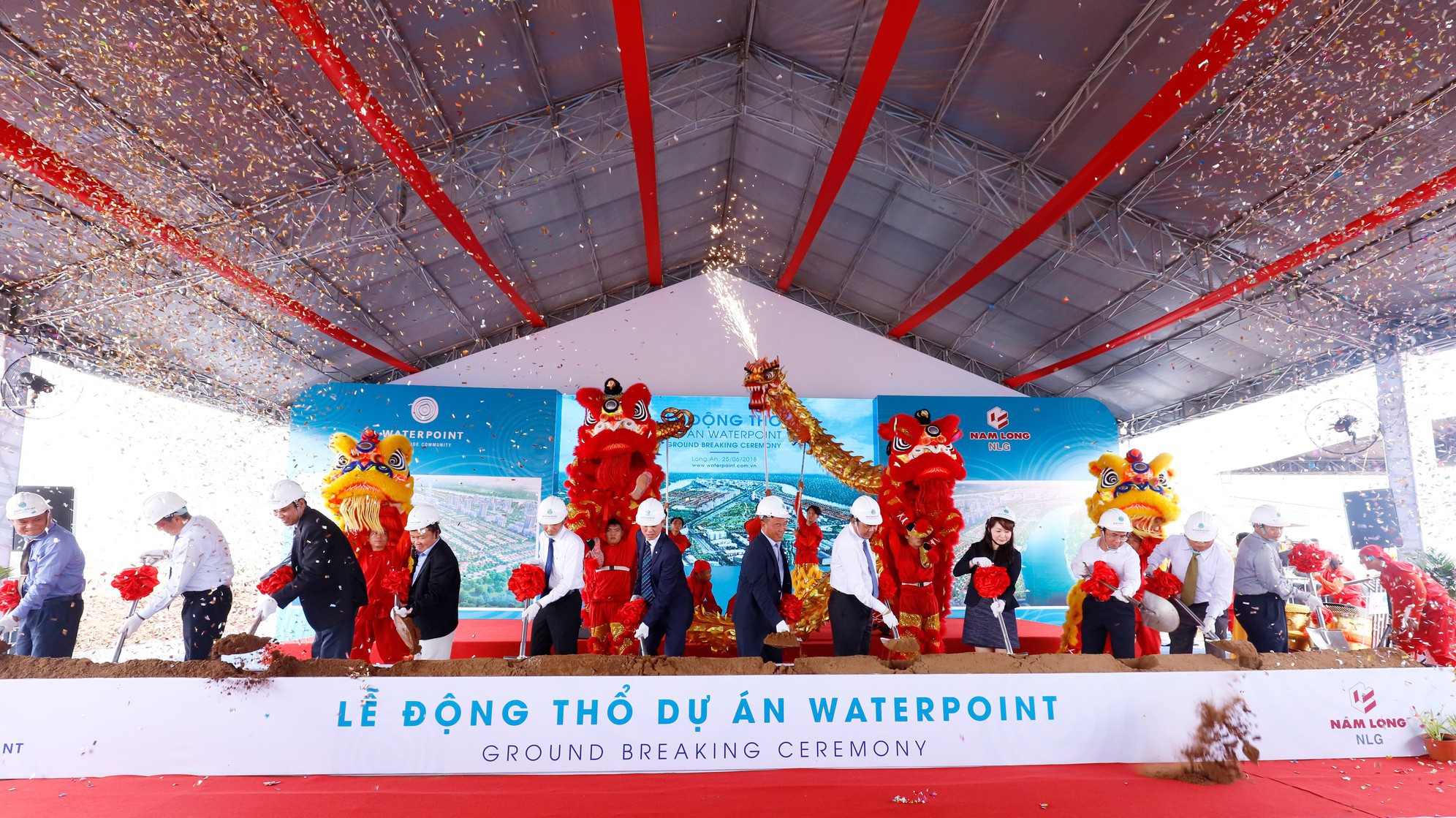 Lễ động thổ giai đoạn 1 khu đô thị Waterpoint.
