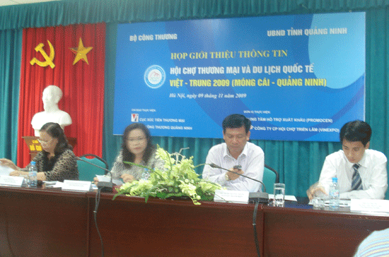 Buổi họp báo giới thiệu hội chợ - Ảnh: M.Chung.