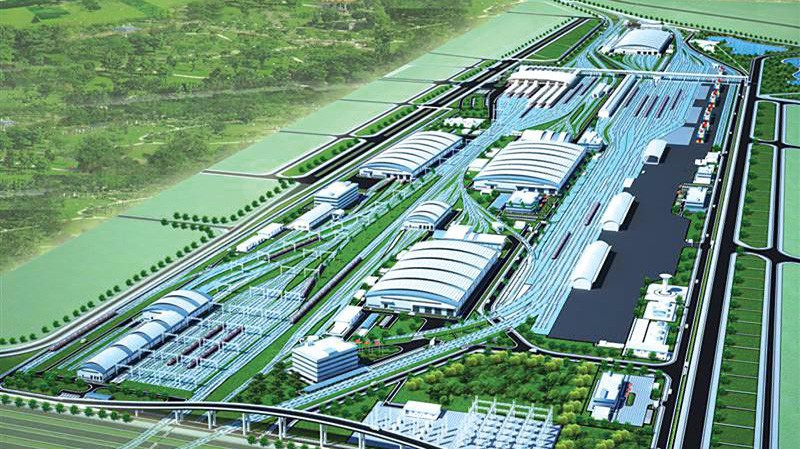 Phối cảnh Dự án đường sắt đô thị số 1 Yên Viên - Ngọc Hồi.