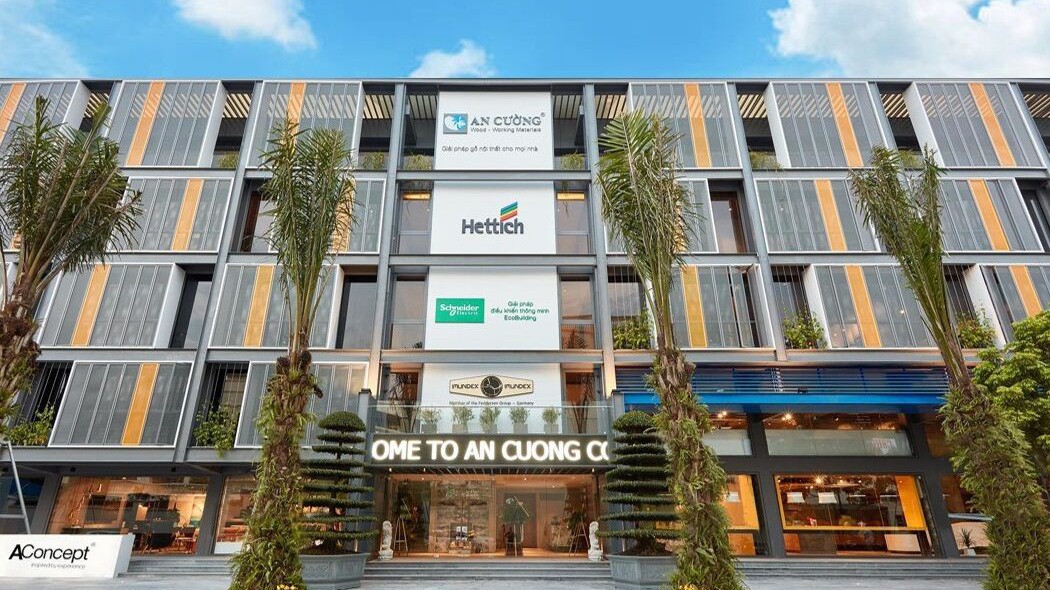 An Cường" One-Stop shopping" được kỳ vọng là không gian quy tụ hàng ngàn giải pháp cho ngành thiết bị, vật liệu, nội thất và phụ kiện hàng đầu thế giới.