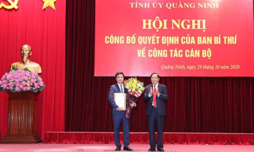 Thứ trưởng Bộ Xây dựng làm Phó bí thư Quảng Ninh