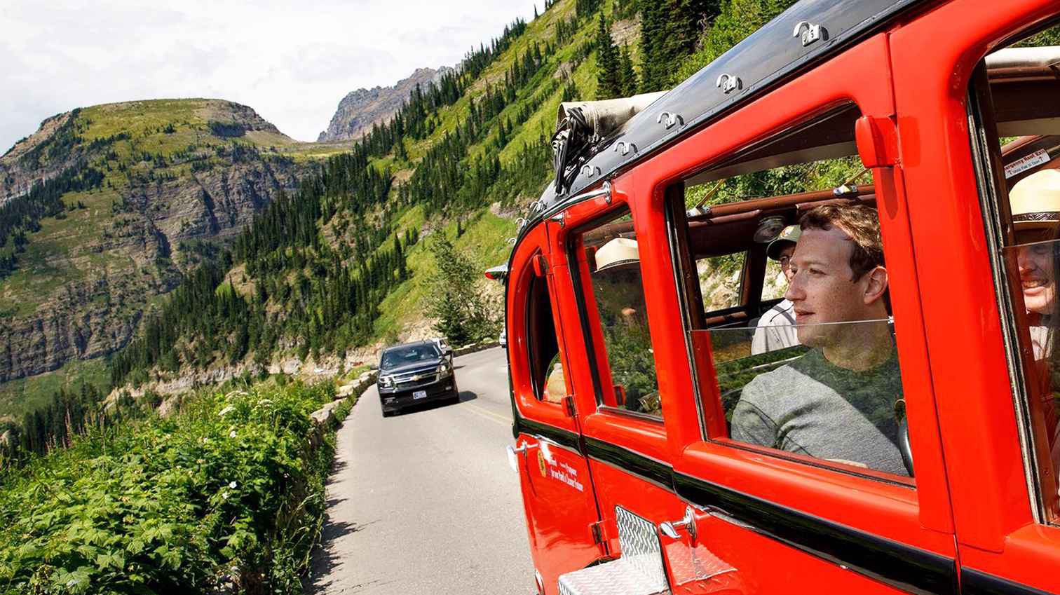 Mark Zuckerberg trong chuyến đi tới 30 bang tại Mỹ vào năm 2017 - Ảnh: Inc.