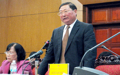 Bộ trưởng - Chủ nhiệm Ủy ban Dân tộc Giàng Seo Phử.