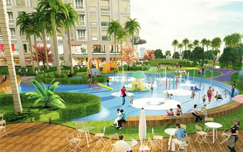 Với ý tưởng “sống resort trong lòng đô thị”, 70% tổng diện tích (hơn 74.000 m2) của Park Hill dành cho cảnh quan, cây xanh và không gian chung.<br>