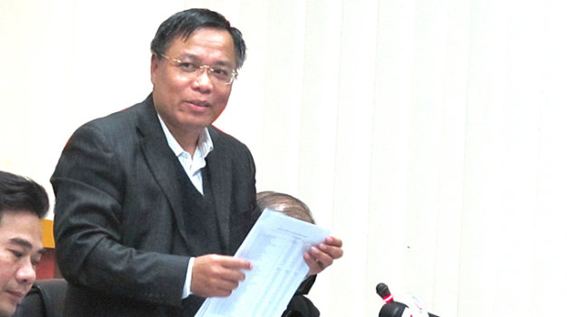 Đại diện EVN, Phó tổng giám đốc Đinh Quang Tri - Ảnh: TT.<br>