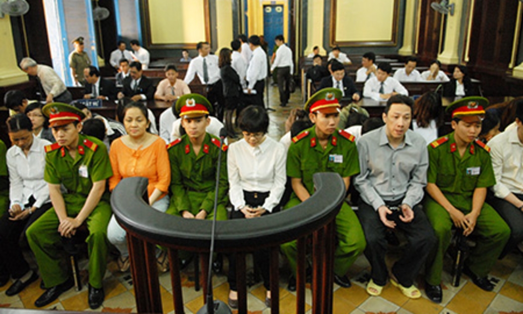 Bị cáo Huyền Như tại tòa.