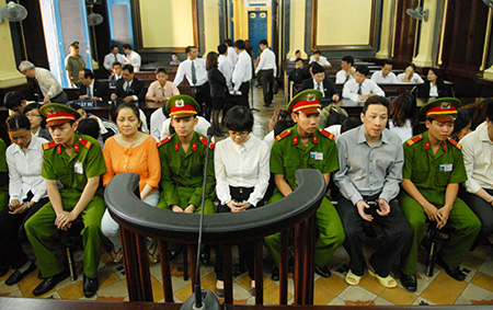 Bị cáo Huyền Như tại tòa.