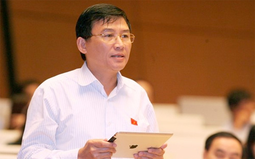 Đại biểu Quốc hội Chu Sơn Hà - Ảnh: Báo Giao Thông.<br>