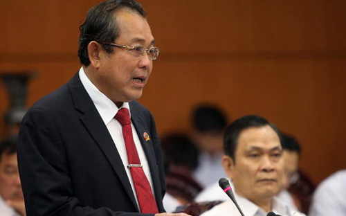 Chánh án Tòa án Nhân dân Tối cao Trương Hòa Bình.