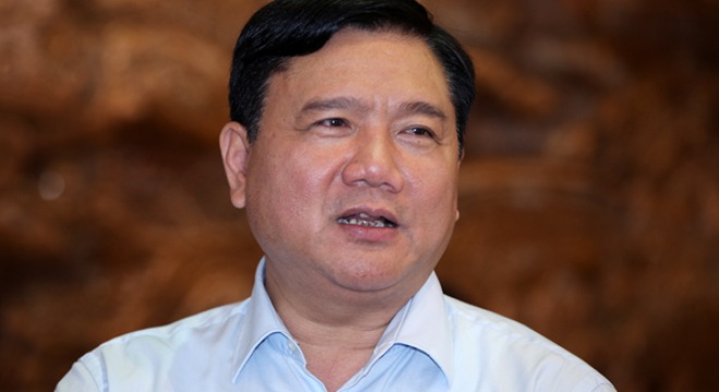 Bộ trưởng Bộ Giao thông Vận tải Đinh La Thăng.<br>