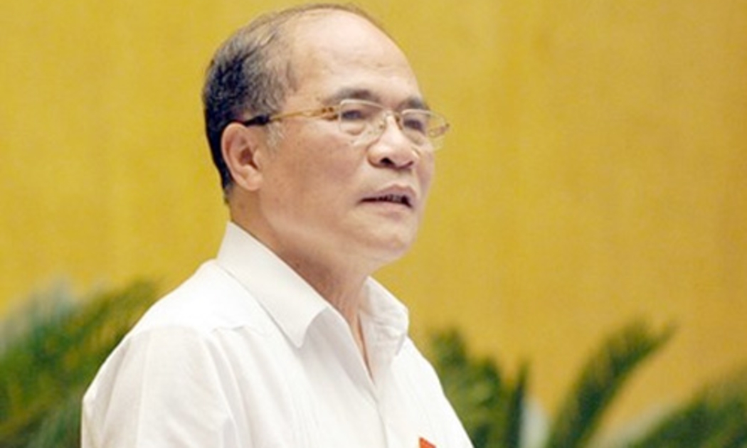 Chủ tịch Quốc hội Nguyễn Sinh Hùng - Ảnh: ANTĐ.<br>