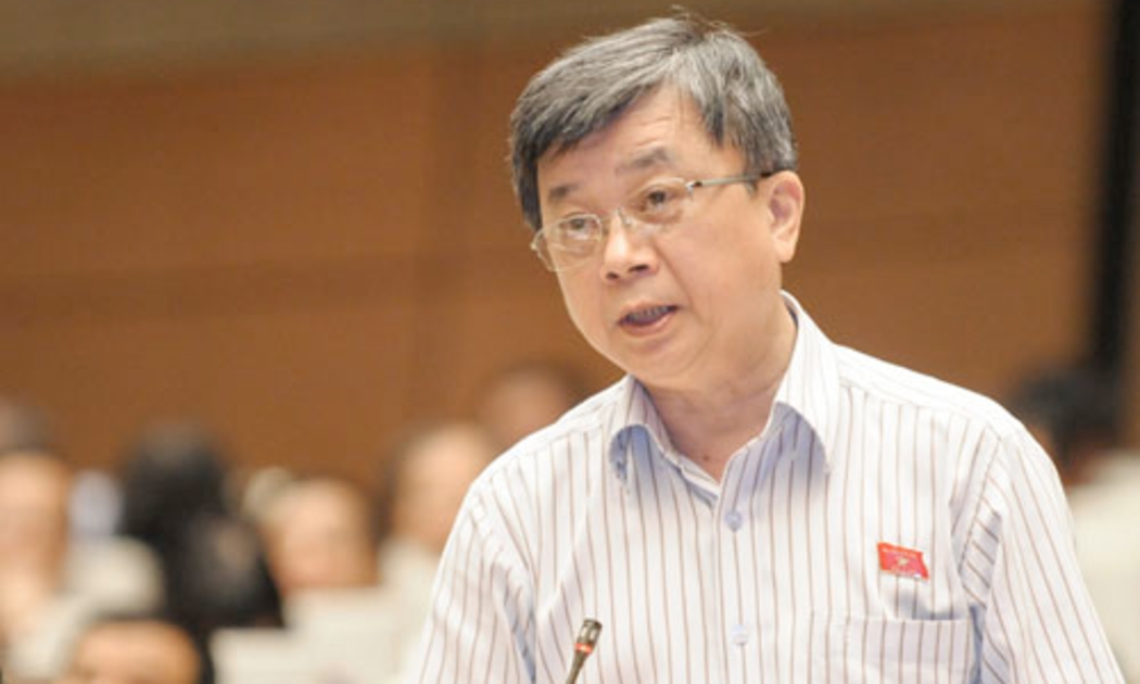 Đại biểu Quốc hội Trương Trọng Nghĩa (Tp.HCM) phát biểu tại nghị trường.