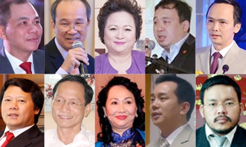 10 doanh nhân ảnh hưởng lớn bất động sản Việt năm qua