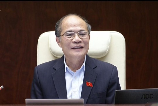 Chủ tịch Quốc hội Nguyễn Sinh Hùng.
