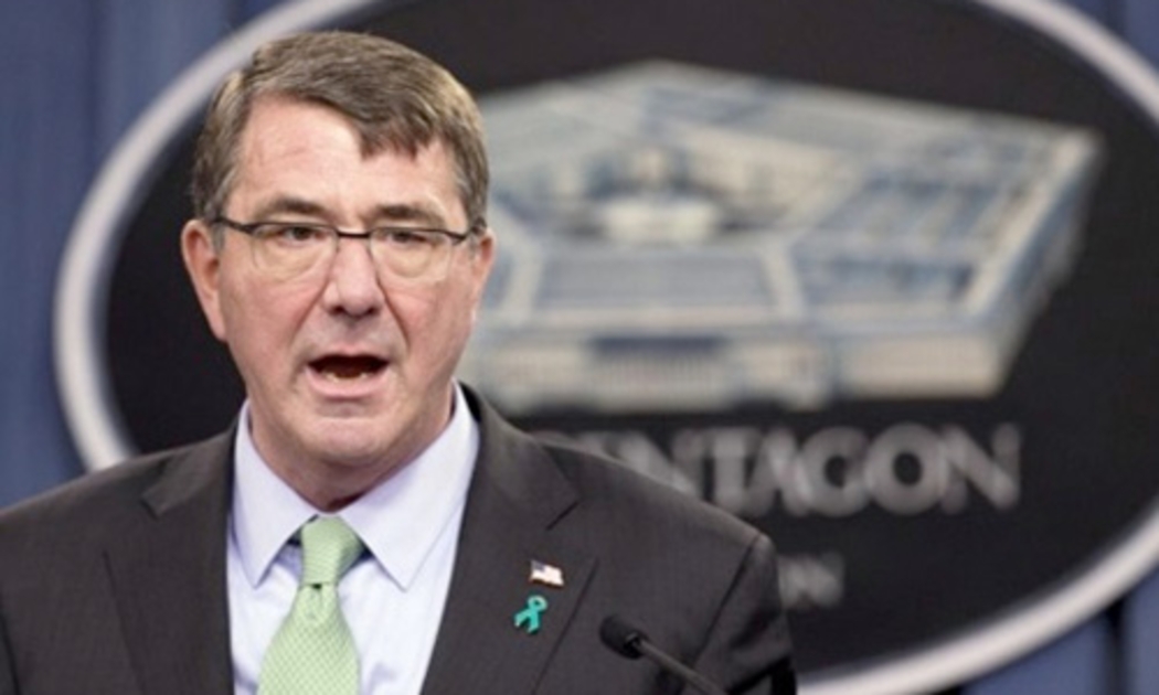 Bộ trưởng Quốc phòng Mỹ Ashton Carter.<br>