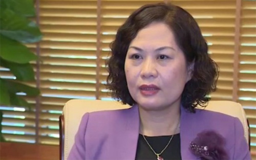 Bà Nguyễn Thị Hồng, Phó thống đốc Ngân hàng Nhà nước - Ảnh: VTV.