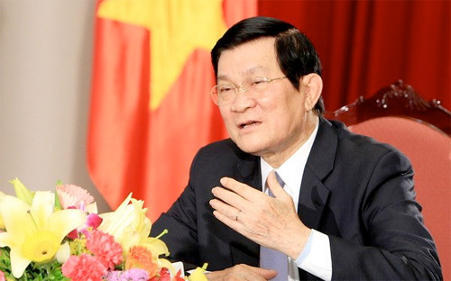 <span>Chủ tịch nước Trương Tấn Sang  - Ảnh: Nguyễn Khang/TTXVN.</span>