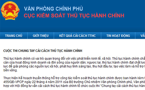 21 tập thể và cá nhân đã được trao giải thưởng cuộc thi “Chung tay cải cách thủ tục hành chính”.