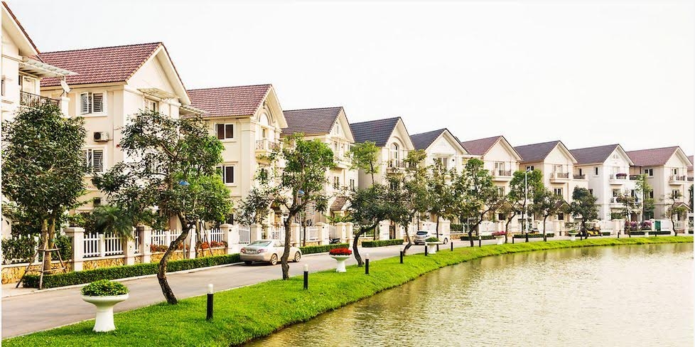 Một góc khu đô thị Vinhomes Riverside tại Hà Nội.<br>