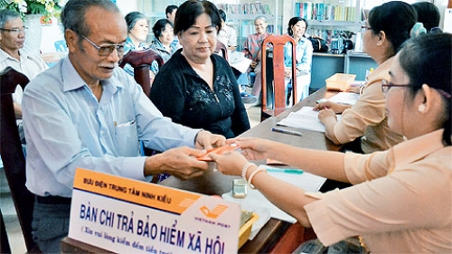 Kinh phí thực hiện điều chỉnh lương hưu, trợ cấp bảo hiểm xã hội và trợ cấp hàng tháng do ngân sách Nhà nước và quỹ bảo hiểm xã hội bảo đảm. <br>