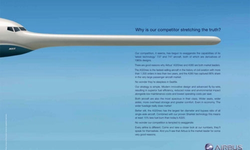 Airbus, Boeing và... cái mũi của Pinocchio