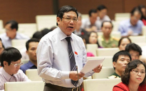 Đại biểu Quốc hội Lê Nam (Thanh Hóa) - Ảnh: NLĐ.<br>