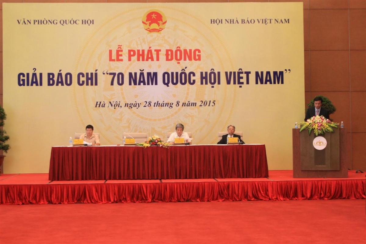 Theo thông tin từ lễ phát động, mục đích của giải là nhằm góp phần nâng cao chất lượng và số lượng tác phẩm báo chí tuyên truyền về đề tài Quốc hội, lồng ghép với việc tuyên truyền thực hiện Hiến pháp 2013.
