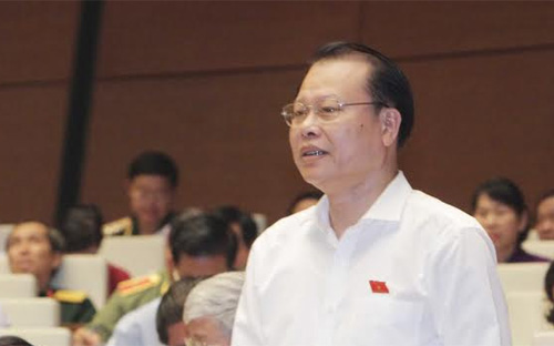 Phó thủ tướng Vũ Văn Ninh tại nghị trường Quốc hội.<br>