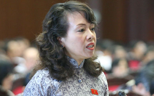 Bộ trưởng Bộ Y tế Nguyễn Thị Kim Tiến. 