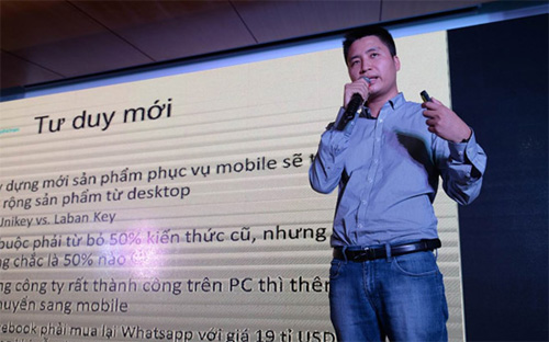 Ông Vương Quang Khải, Phó tổng giám đốc VNG.