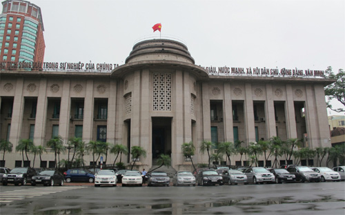 Trụ sở Ngân hàng Nhà nước tại Hà Nội.<br>