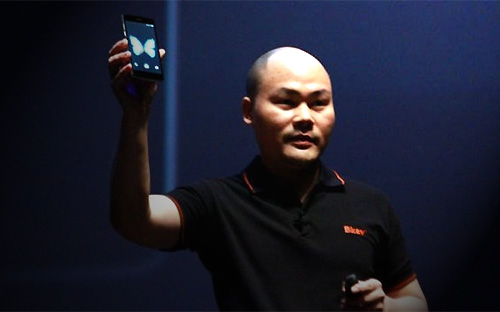Ông Nguyễn Tử Quảng, CEO Bkav, tại lễ ra mắt Bphone hôm 26/5 vừa qua.<br>