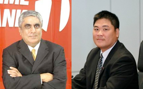 Ông Atul Malik (bên trái) và ông Tạ Ngọc Đa.<br>